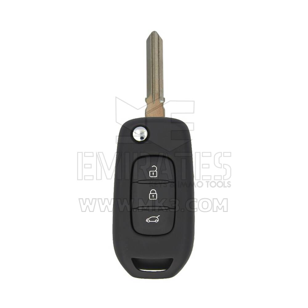 Renault Remote Key, NOVO Renault Dacia Duster Sandero Symbol Twingo Flip Remote Key 3 Buttons 433MHz HU179 Blade AES PCF7961M Transponder - Emirates Keys Remotes