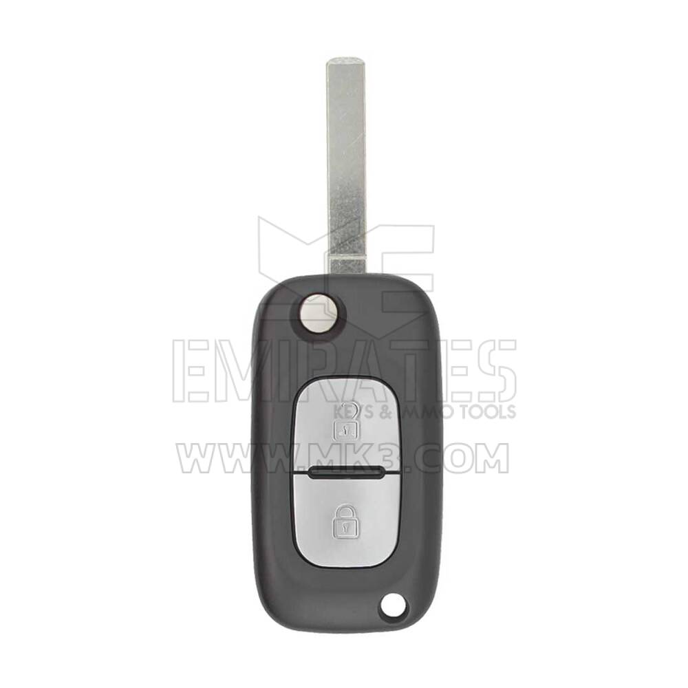 Clé à distance Renault, nouvelle clé à distance à bascule modifiée Renault Clio2 Master Kangoo 2 boutons 433 MHz PCF7946 transpondeur ID FCC : 1618477A - Télécommandes MK3 | Clés Emirates