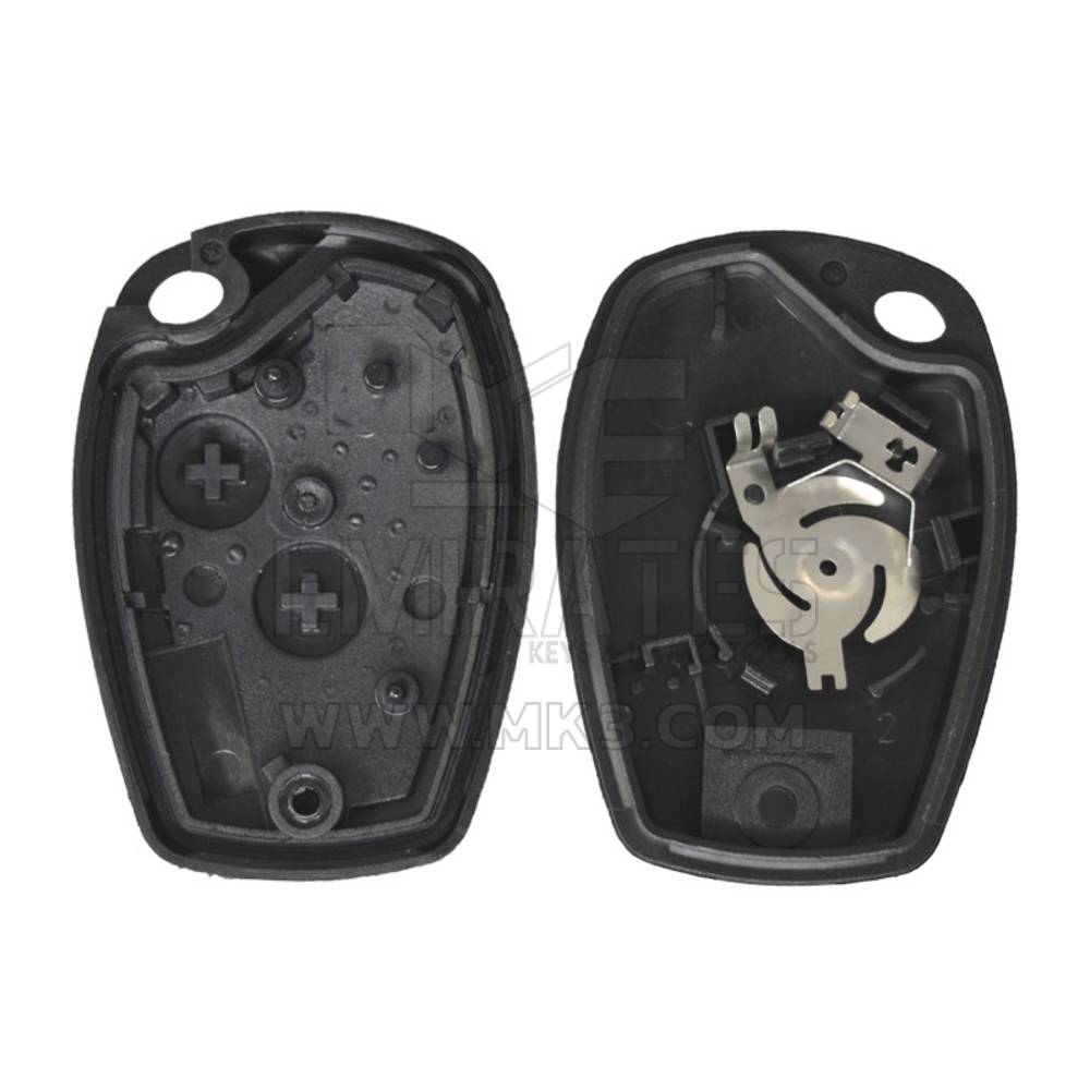 Coque de clé à distance Renault Dacia Logan de haute qualité, 2 boutons, lame NE72/NE73, coque de clé à distance Emirates Keys, remplacement de coque de clé à bas prix