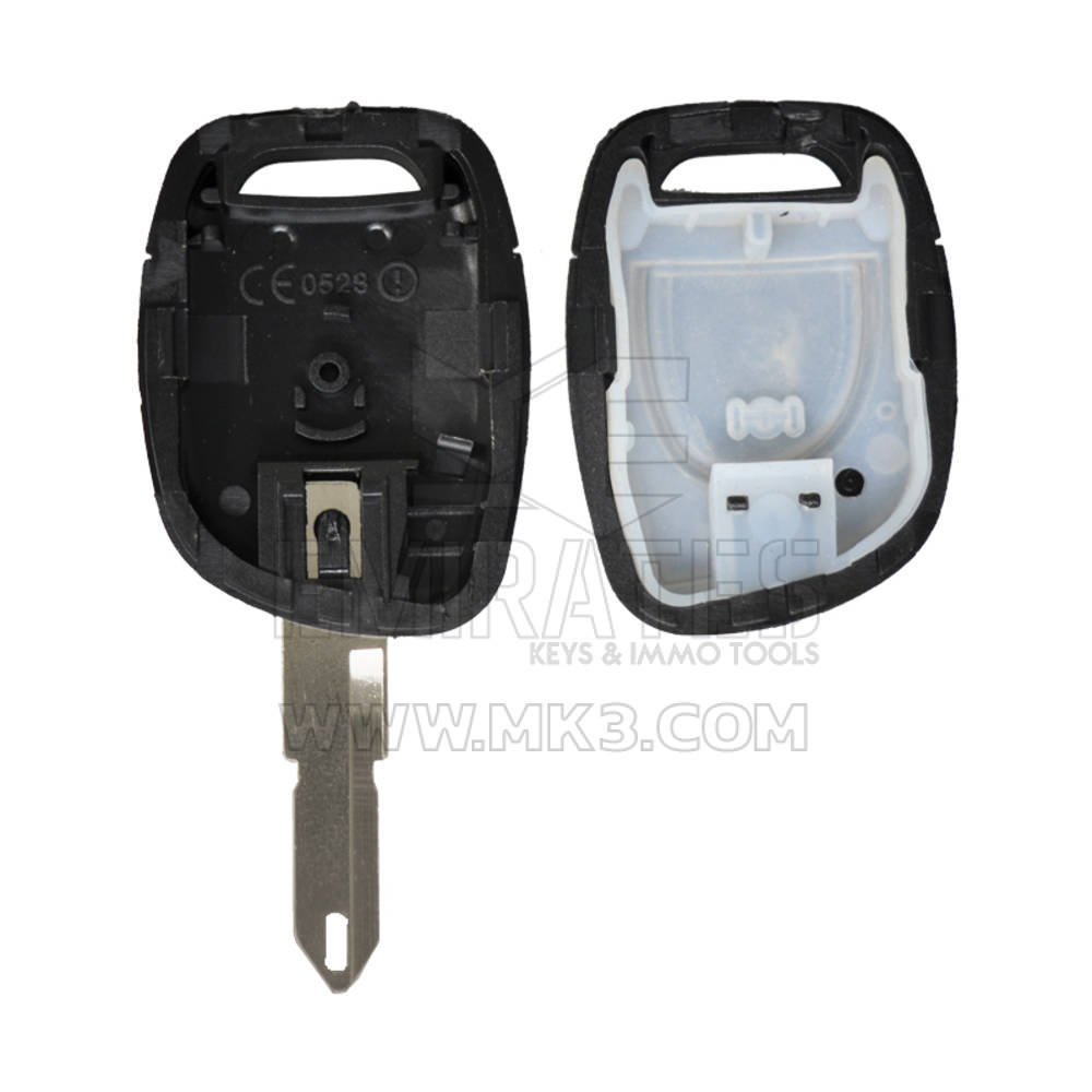 High Quality Aftermarket Renault Remote Key Shell 1 Button NE72 / NE73 Blade, Emirates Keys Remote case, Remote key cover, Key fob shells replacement at Low Prices.