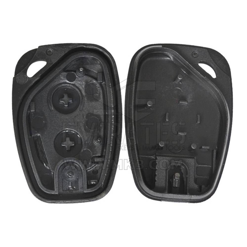 Pièces de rechange de haute qualité Renault Kangoo coque de clé à distance 2 boutons, couverture de clé à distance de voiture, remplacement de coques de porte-clés à bas prix | Clés des Émirats