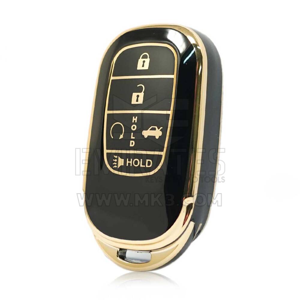 Cubierta Nano de alta calidad para llave remota inteligente Honda 5 botones Color negro G11J5
