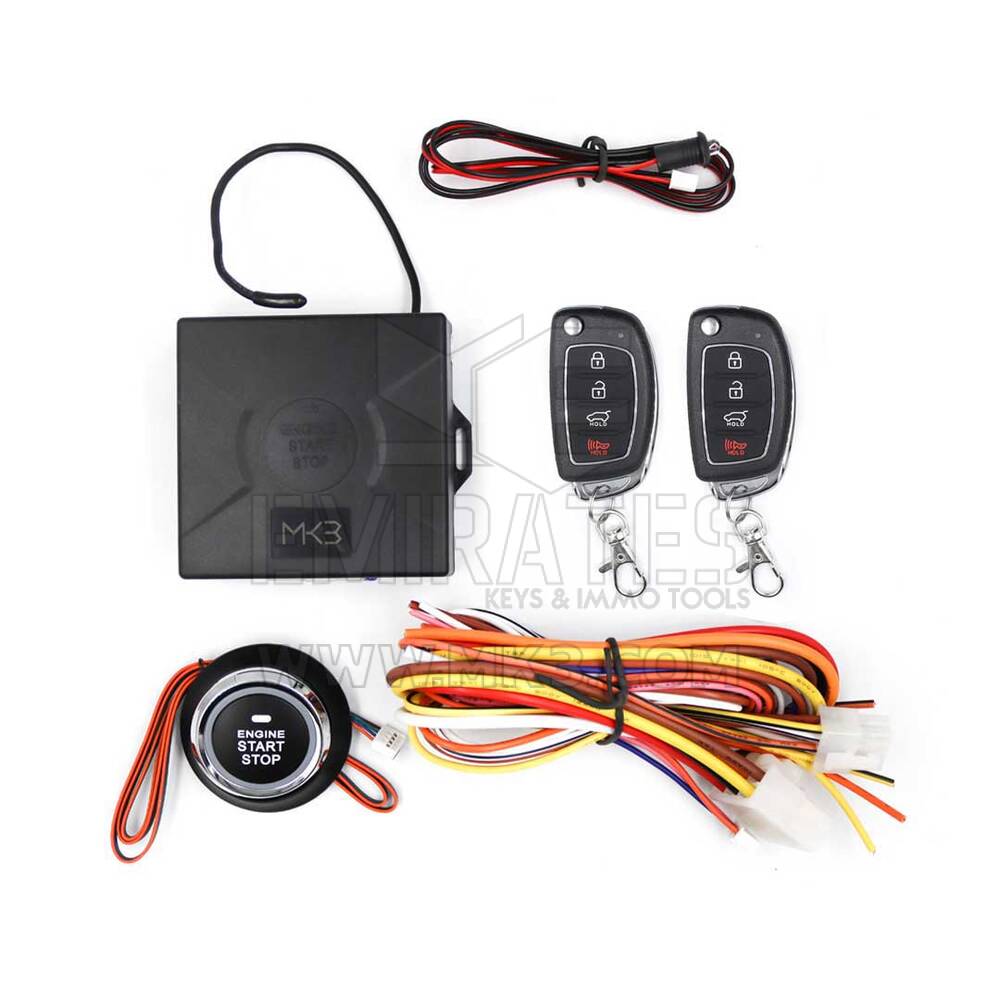 Sistema inteligente universal de partida do motor sem chave Hyundai Smart Key E170