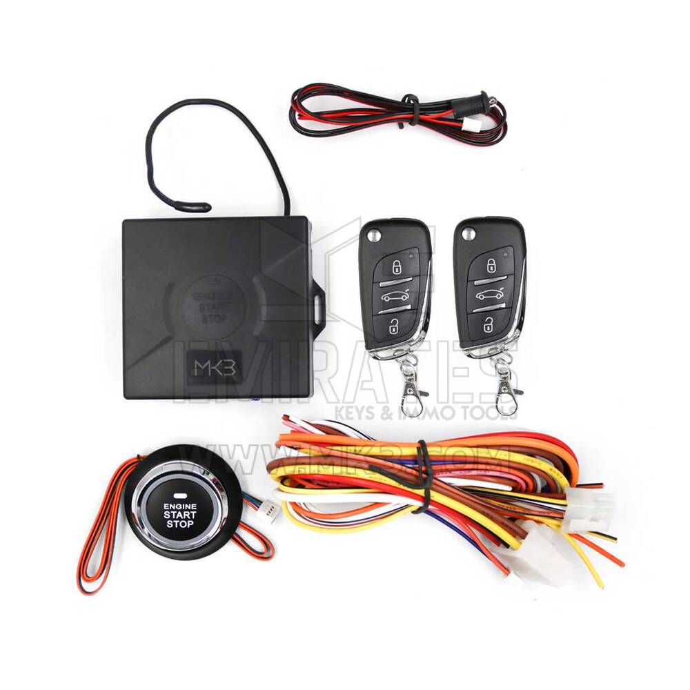 Sistema inteligente universal de partida do motor sem chave Peugeot Smart Key E172