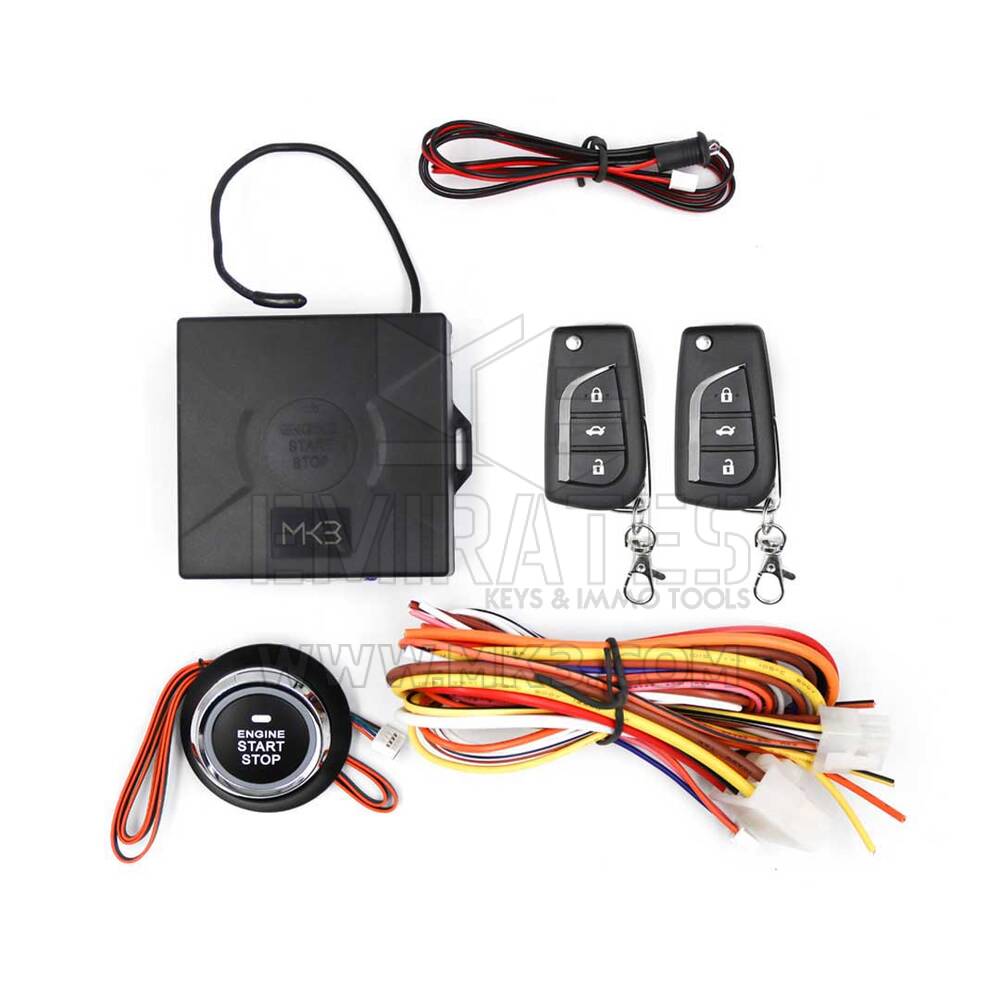 Universal Keyless Engine Start Smart System Toyota Smart Key E174