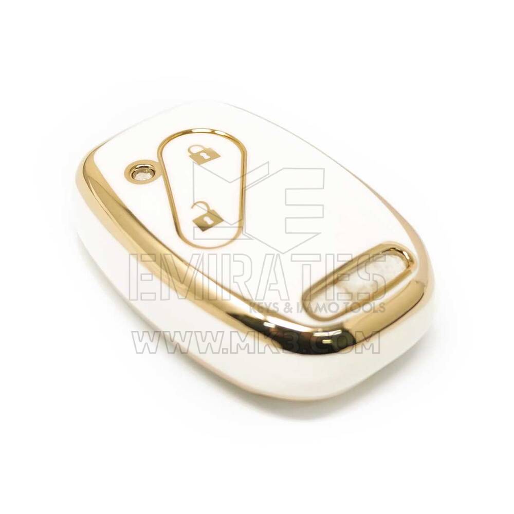 New Aftermarket Nano High Quality Cover For Honda Remote Key 2 Buttons White Color J11J | Emirates Keys