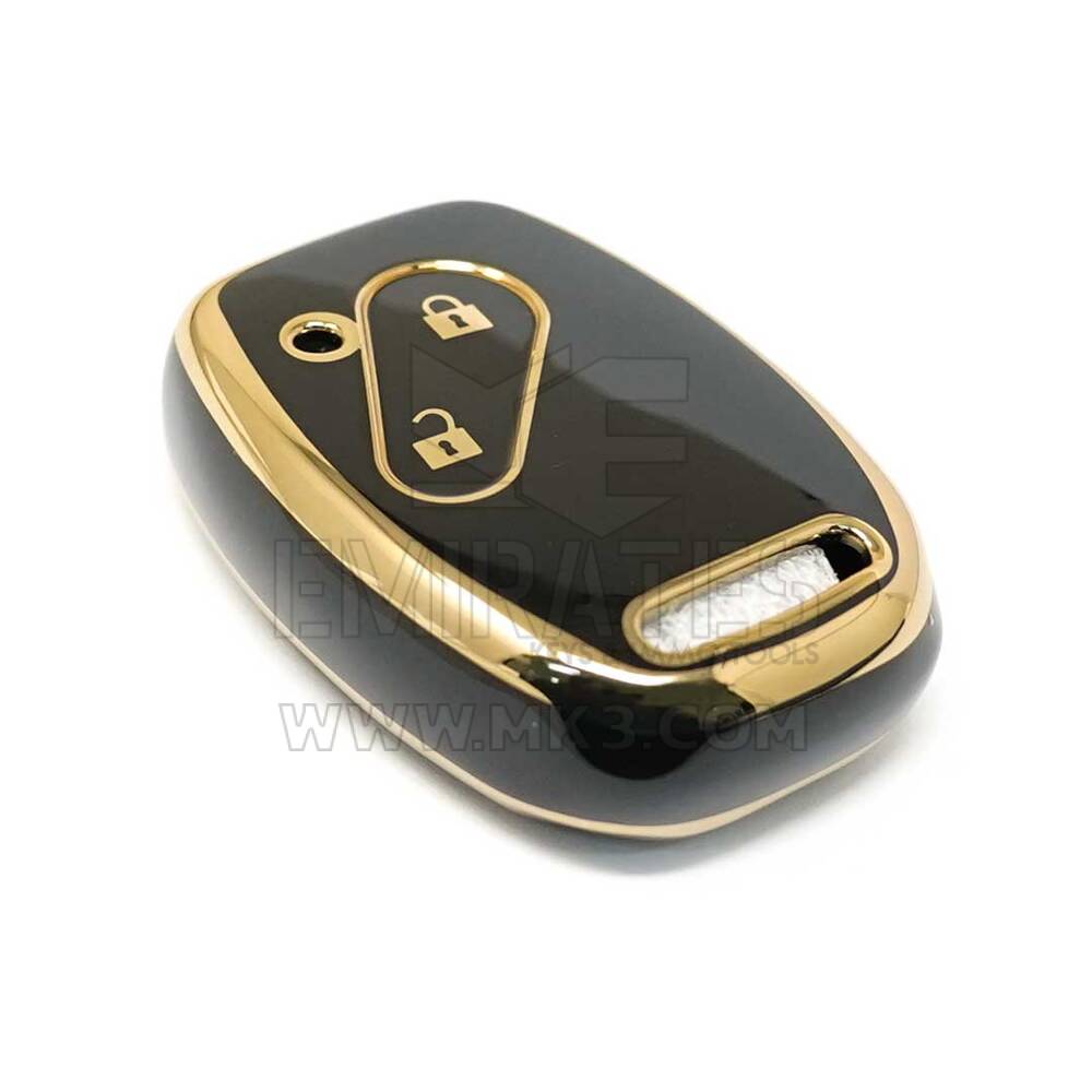 nueva cubierta de alta calidad nano del mercado de accesorios para cubierta de alta calidad nano para llave remota honda 2 botones color negro j11j | Claves de los Emiratos