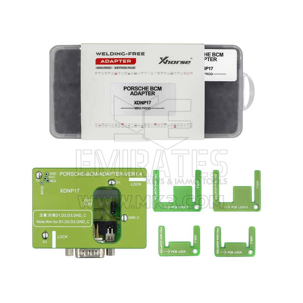 Adaptador sem solda Xhorse XDNP17GL PORSCHE BCM para Mini Prog, VVDI Prog e VVDI Key Tool Plus