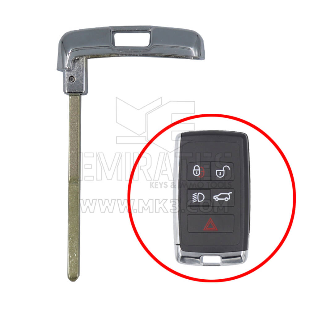 Range Rover 2019 HU101 Hoja de emergencia para llave remota inteligente