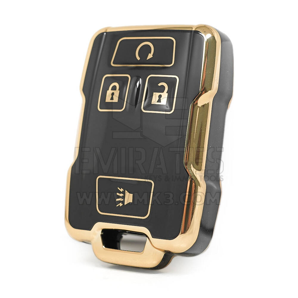 Нано-крышка высокого качества для кнопок GMC Smart Key 3+1 черного цвета
