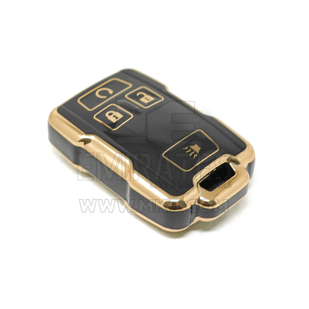 New Aftermarket Nano High Quality Smart Key Cover For GMC Remote Key 3+1 Buttons Black Color | Emirates Keys