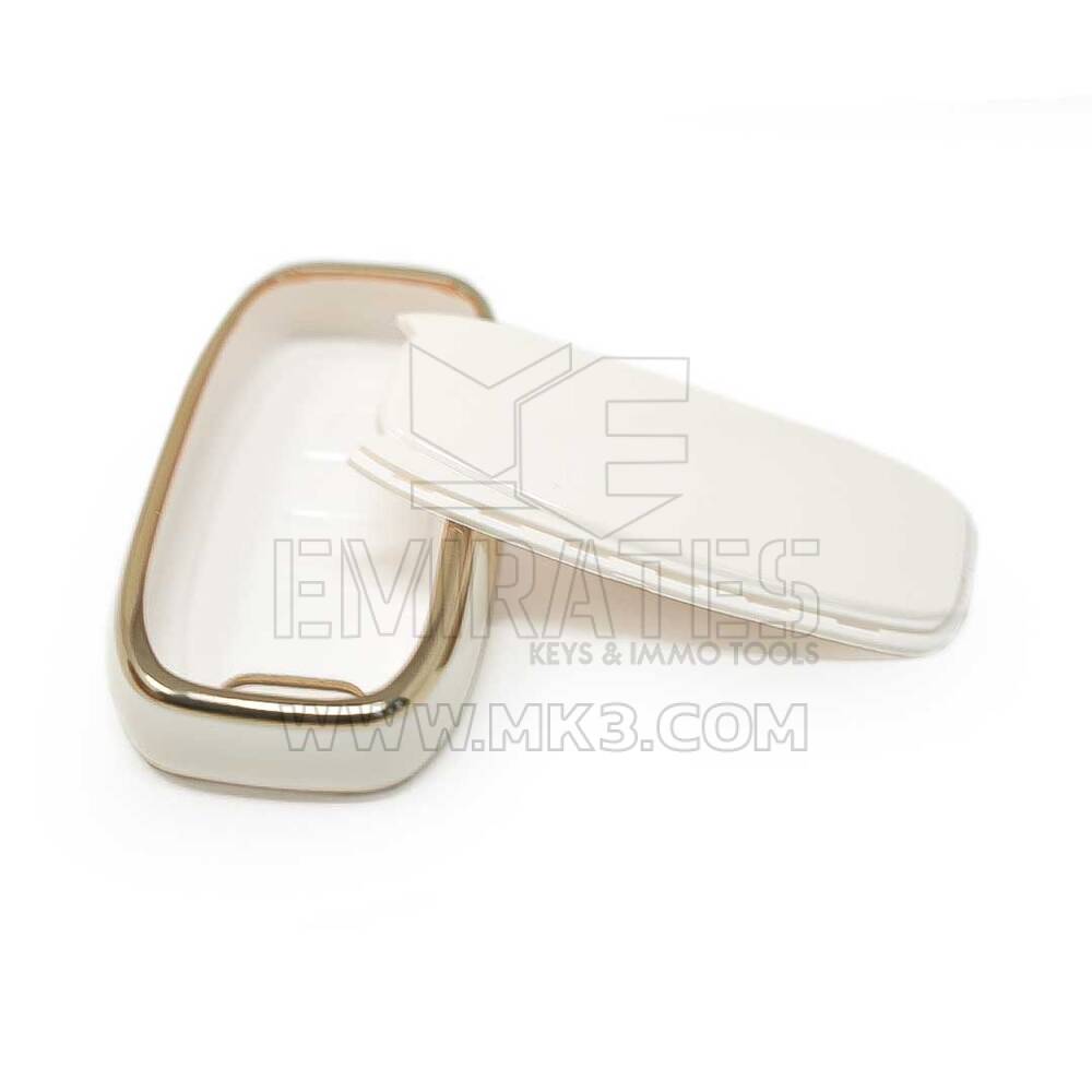New Aftermarket Nano  High Quality Cover For Audi Smart Key 3 Buttons White Color| Emirates Keys