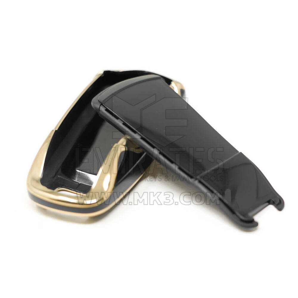 New Aftermarket Nano  High Quality Cover For Audi TT A4 A5 Q7 SQ7 Smart Key 3 Buttons Black Color | Emirates Keys