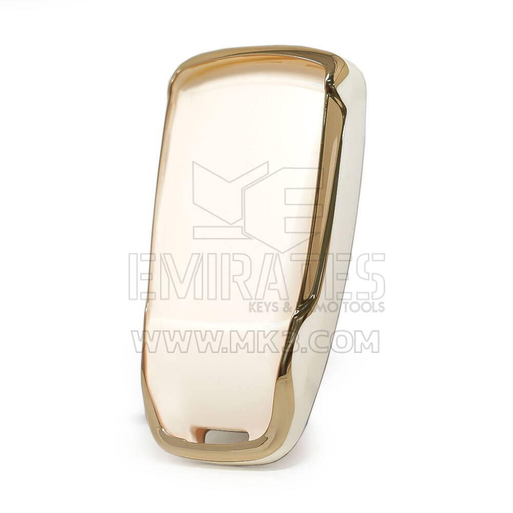 Capa Nano Para Audi TT A4 A5 Q7 SQ7 Chave Inteligente 3 Botão Branco | MK3