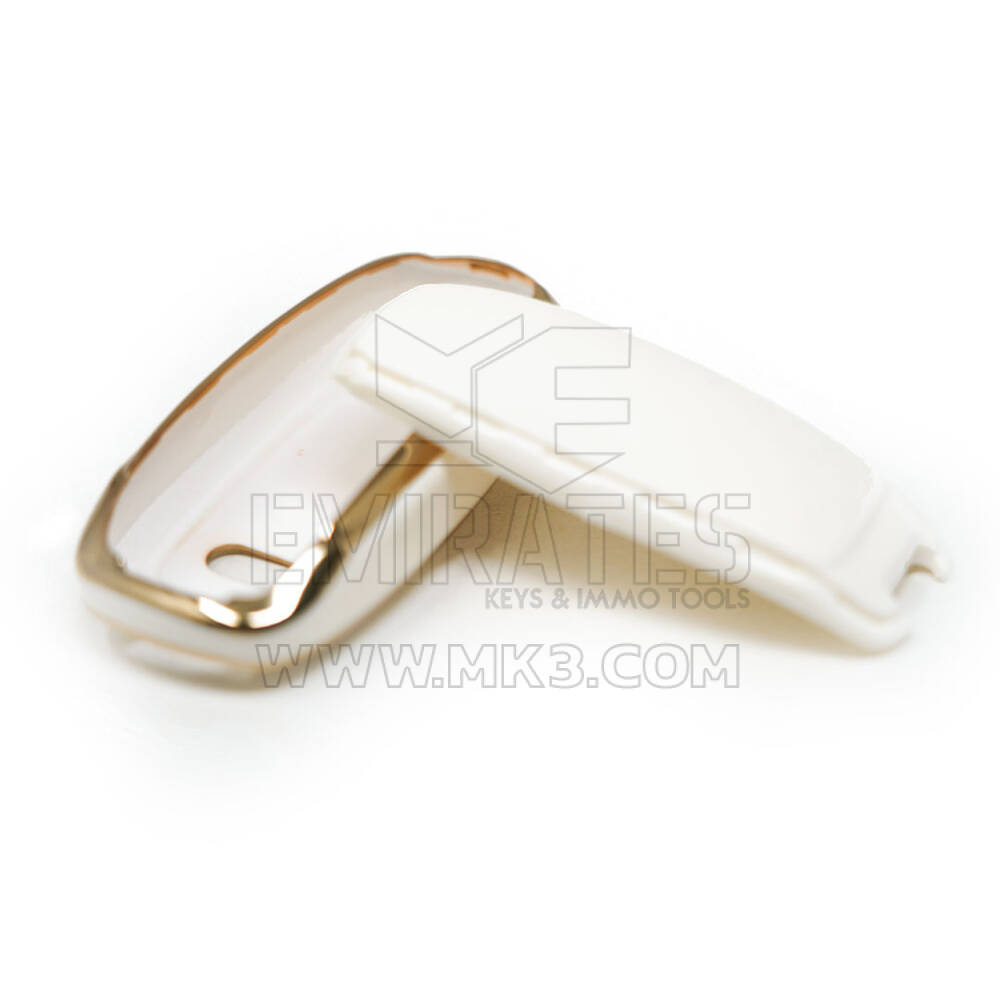 New Aftermarket Nano  High Quality Remote Key Cover For Audi Remote Key 3 Buttons White Color | Emirates Keys