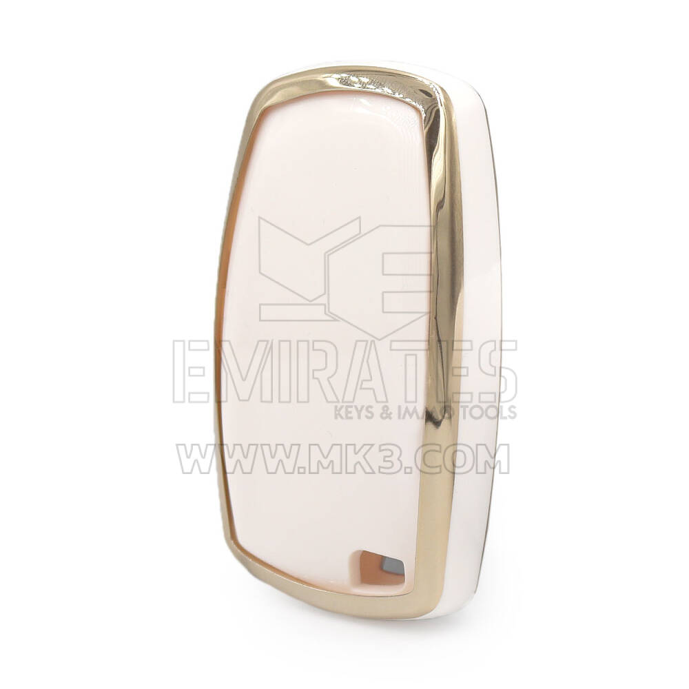 Nano High Quality Cover For BMW CAS4 Remote Key White Color | MK3