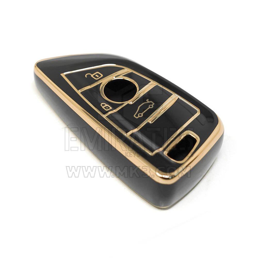 New Aftermarket Nano High Quality Cover For BMW FEM Remote Key 3 Buttons Black Color | Emirates Keys