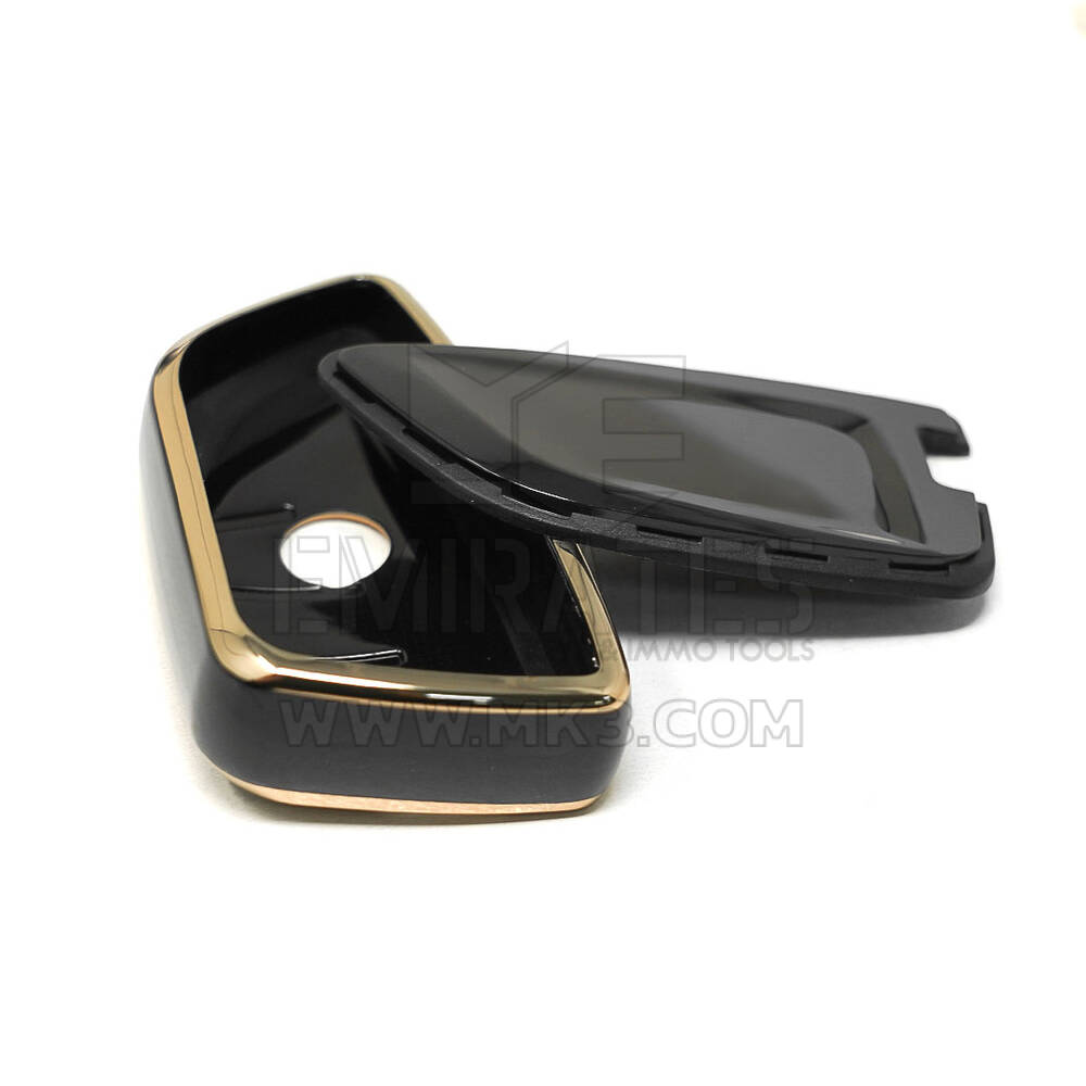 New Aftermarket Nano High Quality Cover For BMW FEM Remote Key 3 Buttons Black Color | Emirates Keys