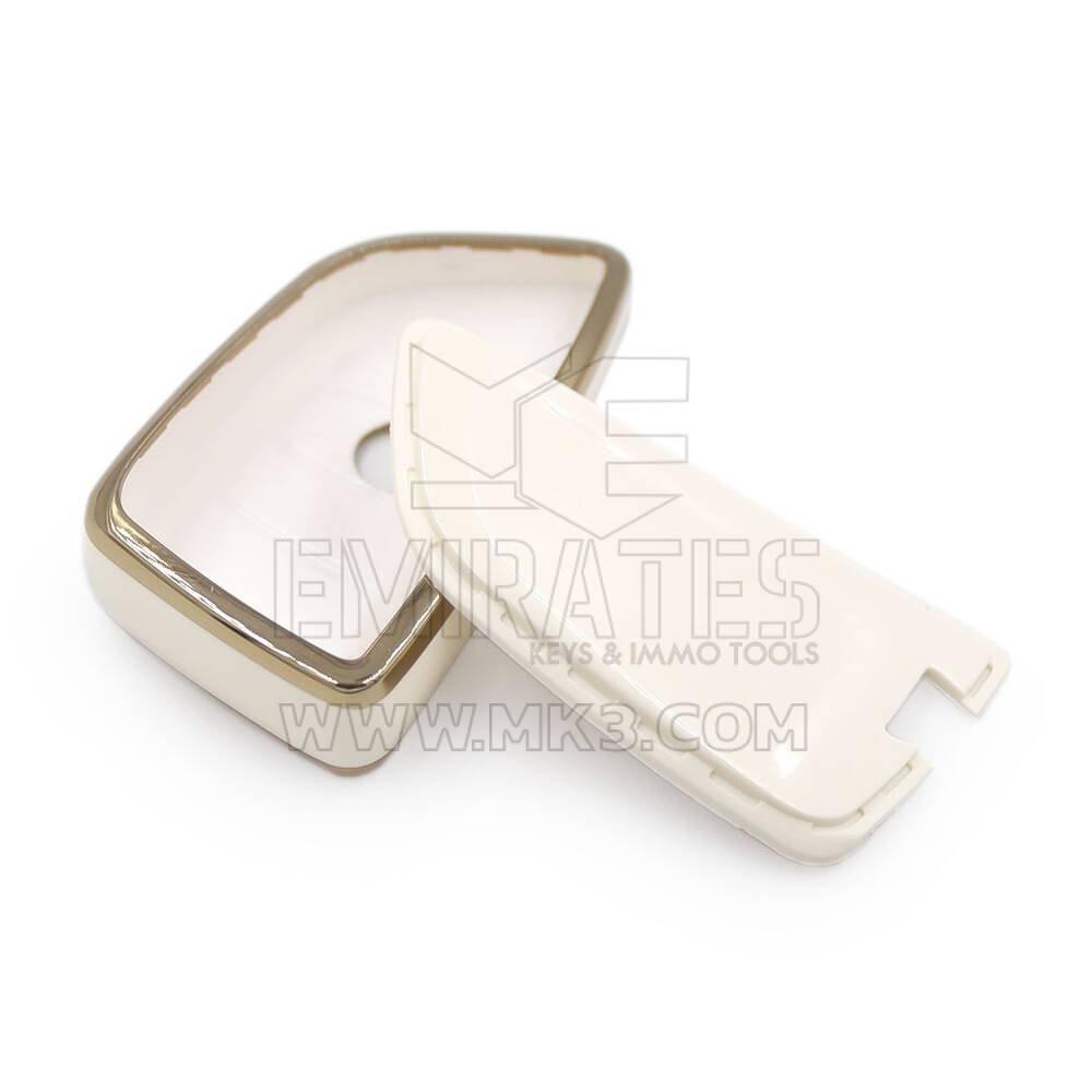 New Aftermarket Nano High Quality Cover For BMW FEM Remote Key 3 Buttons White Color | Emirates Keys