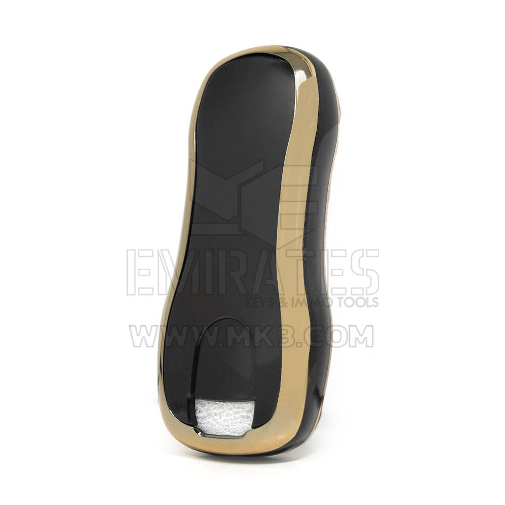 Нано-чехол для дистанционного ключа Porsche Cayenne с 3 кнопками, черный | МК3