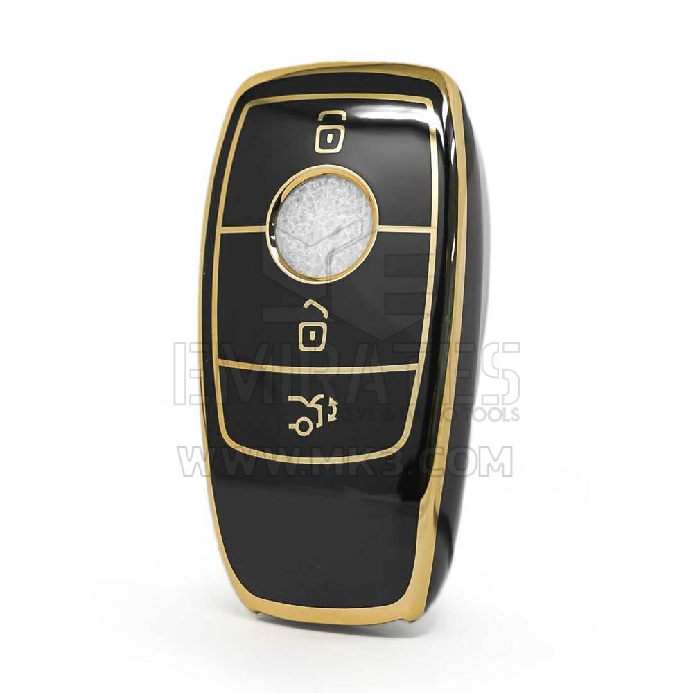 Nano High Quality Cover For Mercedes Benz E Series Remote Key 3 Buttons Black Color