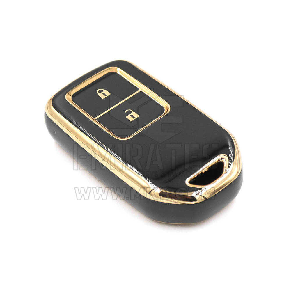 New Aftermarket Nano High Quality Cover For Honda Remote Key 2 Buttons Black Color | Emirates Keys