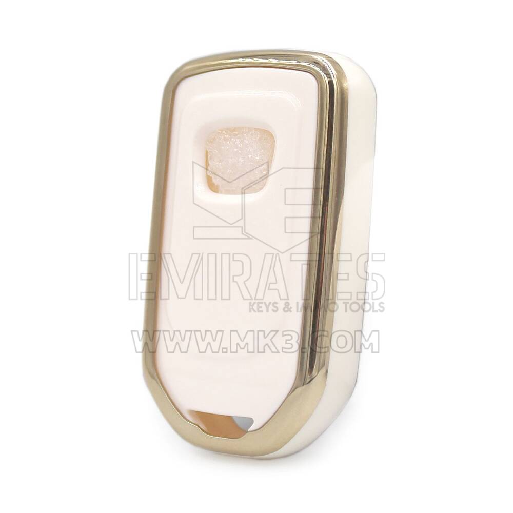Capa Nano Para Honda Remote Key 2 Botões Cor Branca | MK3