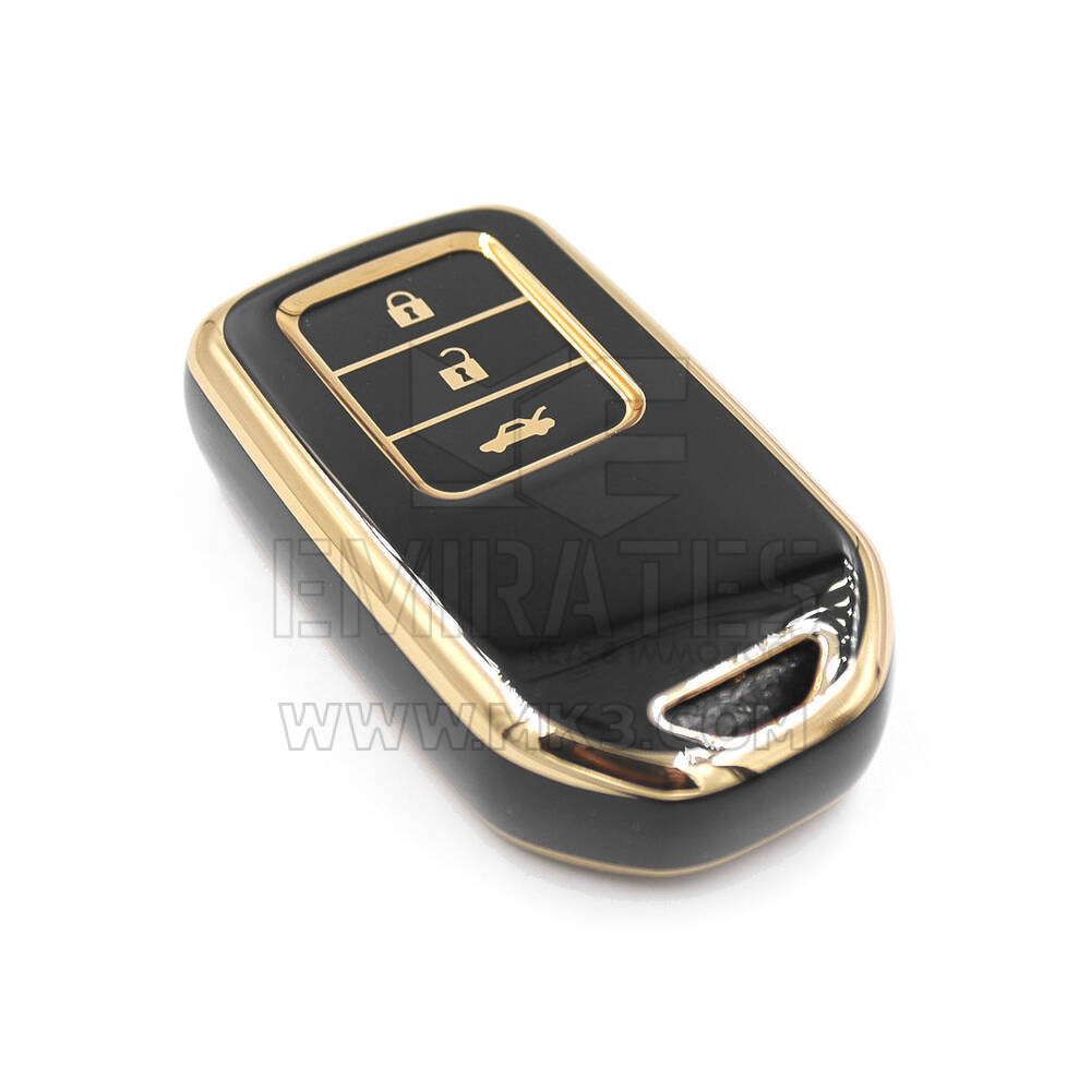 nueva cubierta de alta calidad nano del mercado de accesorios para honda hr-v llave remota 3 botones color negro | Claves de los Emiratos