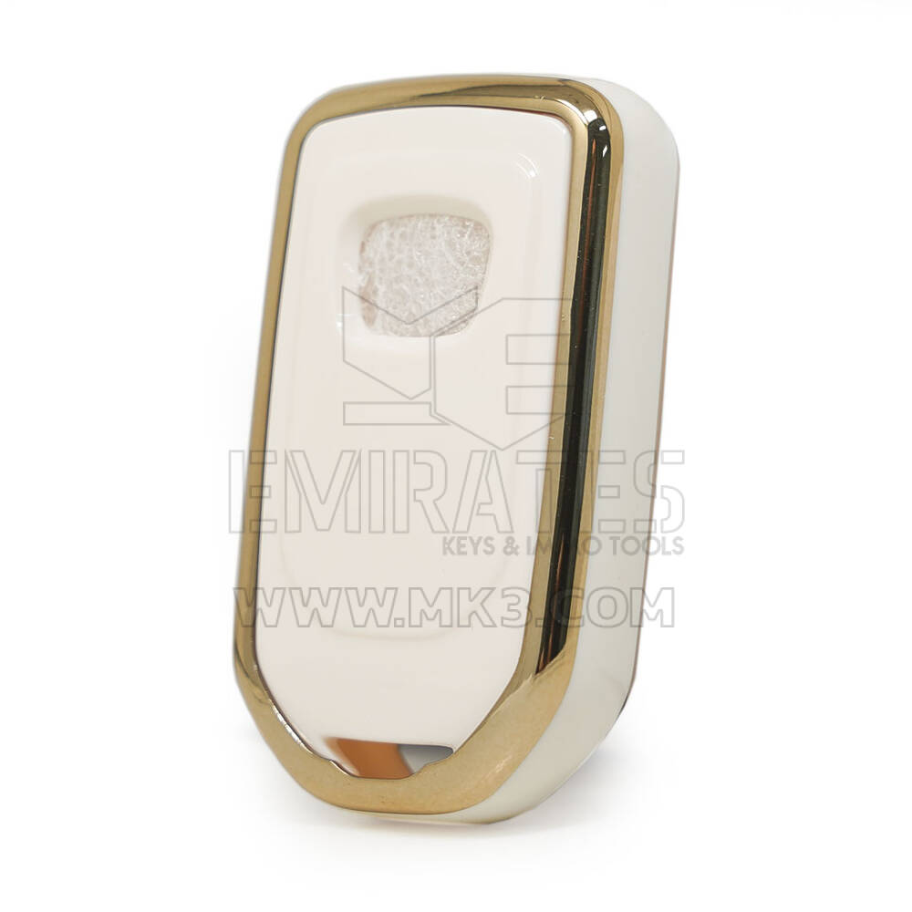 Capa Nano Para Honda Remote Key 3 Botões Cor Branca | MK3