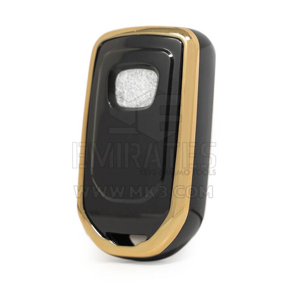 Capa Nano Para Honda Remote Key 4 Botões Cor Preta | MK3