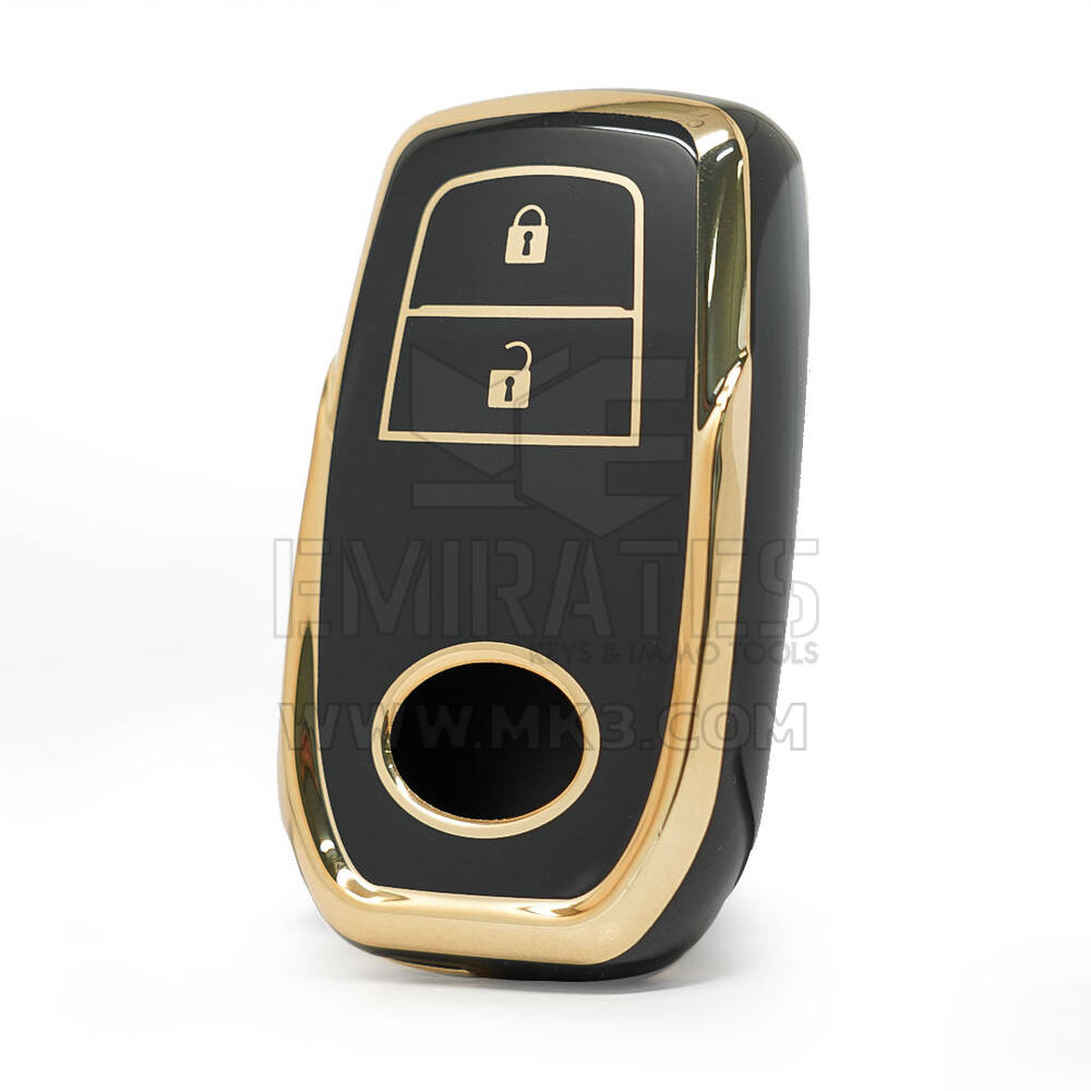Nano Cover di alta qualità per chiave telecomando Toyota 2 pulsanti colore nero