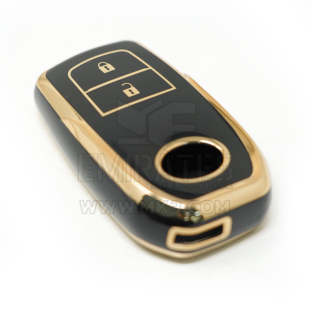 Nuovo Aftermarket Nano Copertura di Alta Qualità Per Chiave Telecomando Toyota 2 Pulsanti Colore Nero | Chiavi degli Emirati
