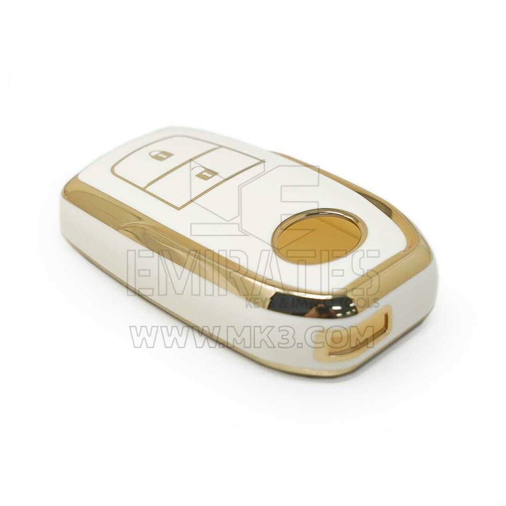 Nuovo Aftermarket Nano Copertura di Alta Qualità Per Chiave Telecomando Toyota 2 Pulsanti Colore Bianco | Chiavi degli Emirati