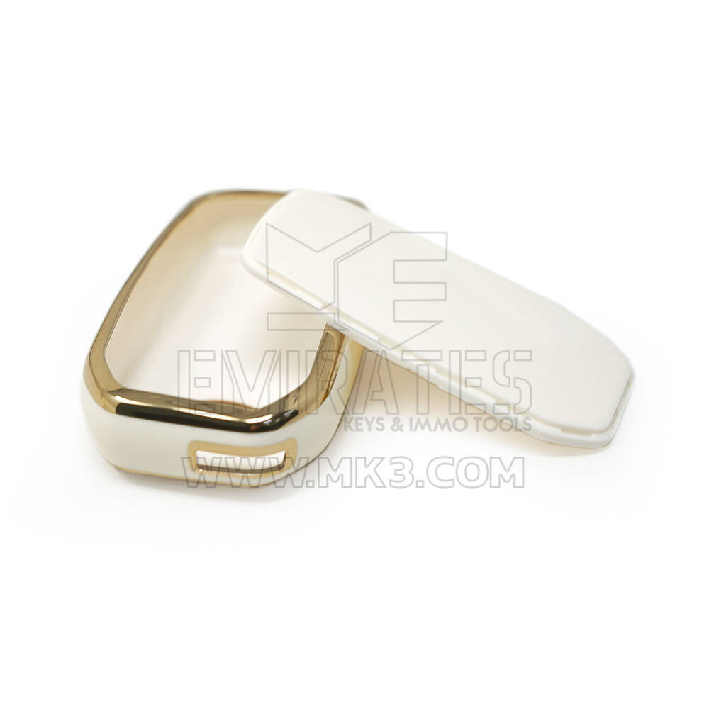 New Aftermarket Nano High Quality Cover For Toyota Remote Key 3 Buttons White Color | Emirates Keys