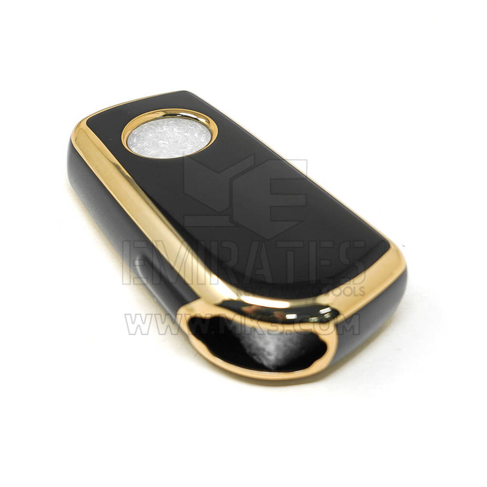 New Aftermarket Nano High Quality Cover For Toyota Flip Remote Key 3+1 Buttons Black Color | Emirates Keys
