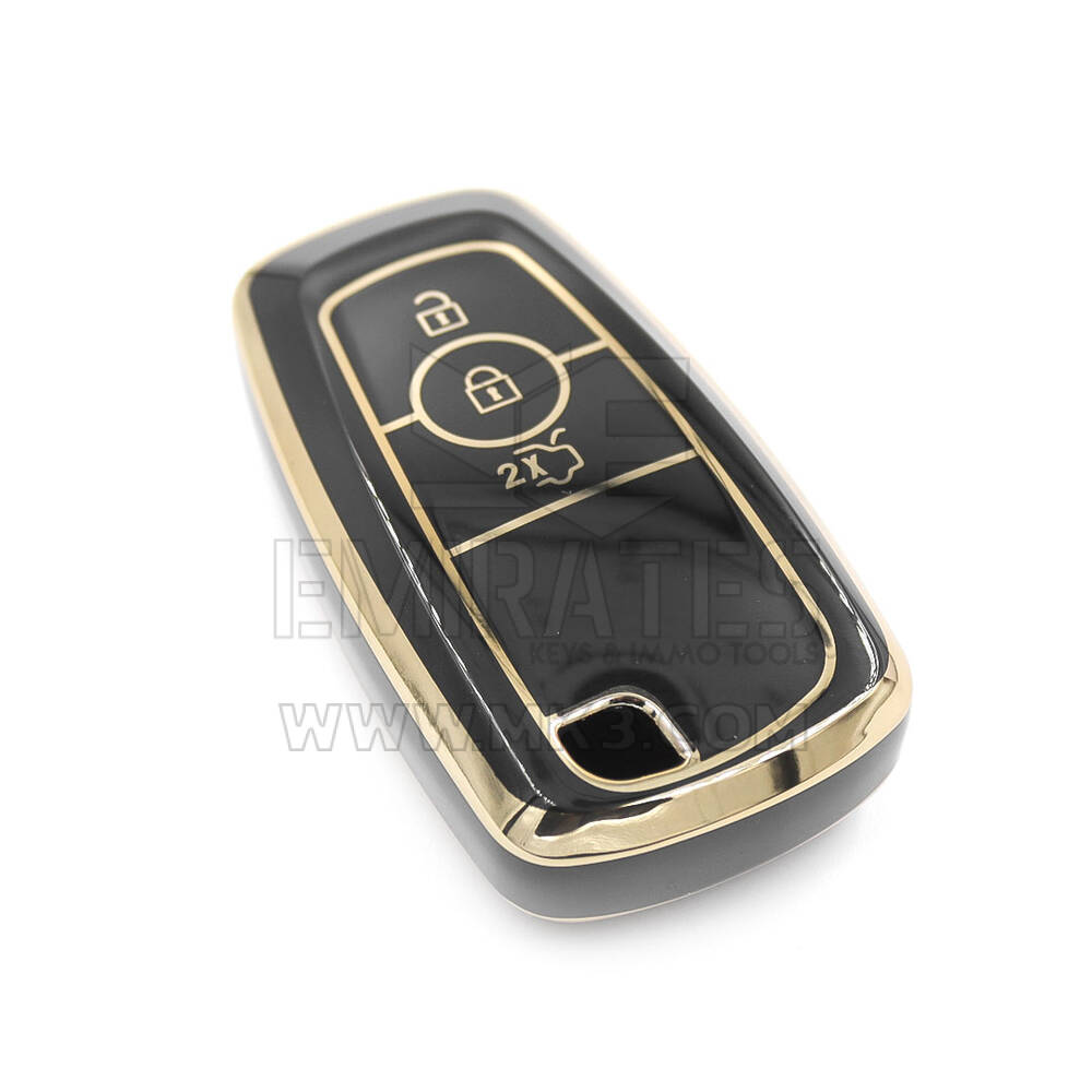 Новый послепродажный Nano чехол высокого качества для дистанционного ключа Ford 3 кнопки черного цвета | Ключи от Эмирейтс
