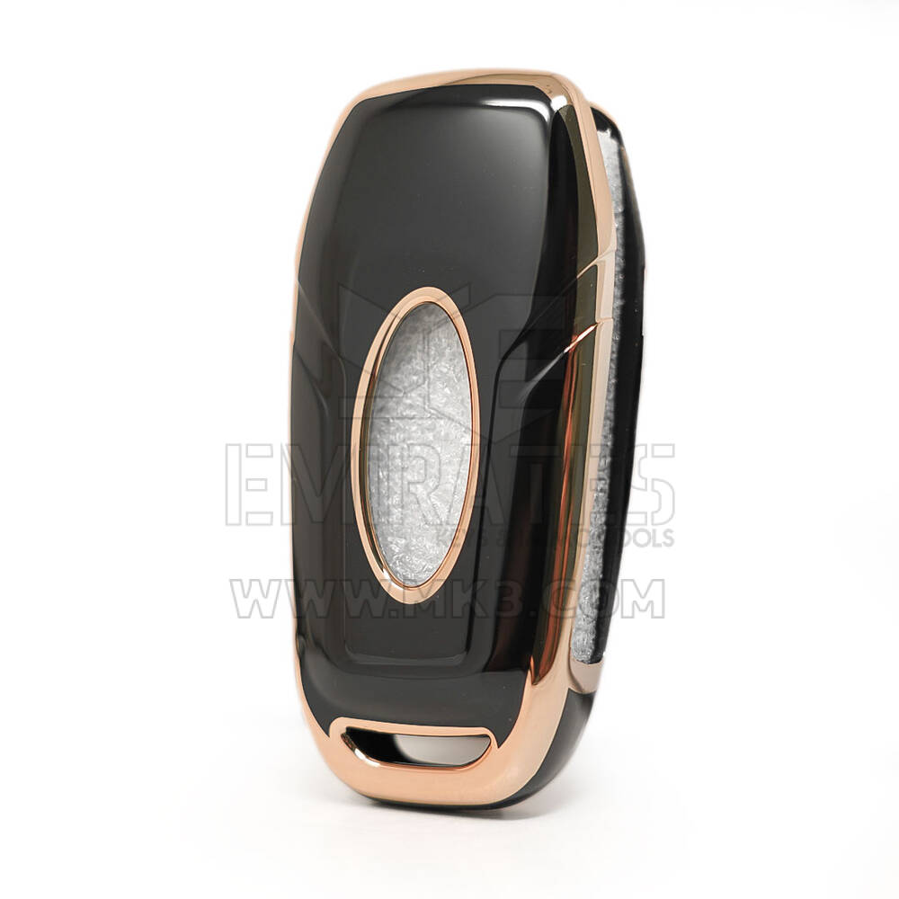 Nano Cover per chiave telecomando Ford Fusion Flip 3 pulsanti nero | MK3
