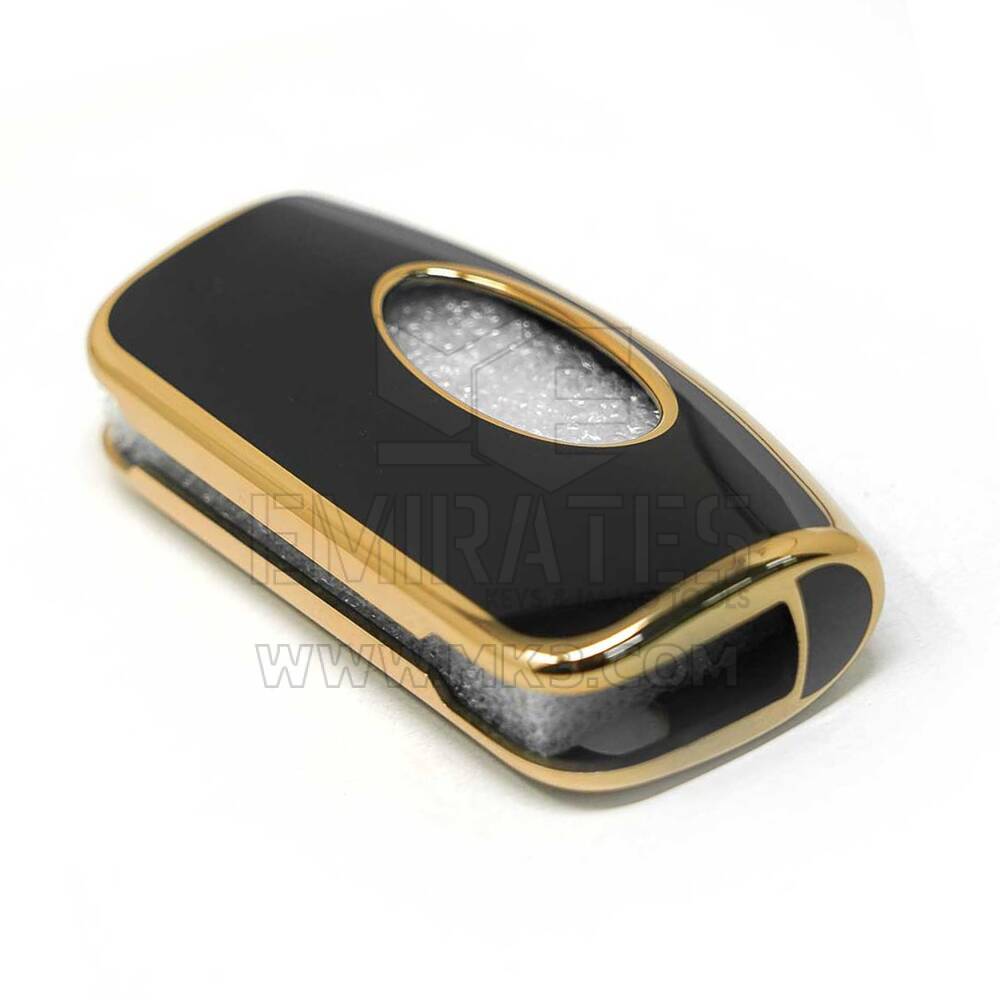 New Aftermarket Nano  High Quality Cover For Ford Focus Flip Remote Key 3 Buttons Black Color | Emirates Keys