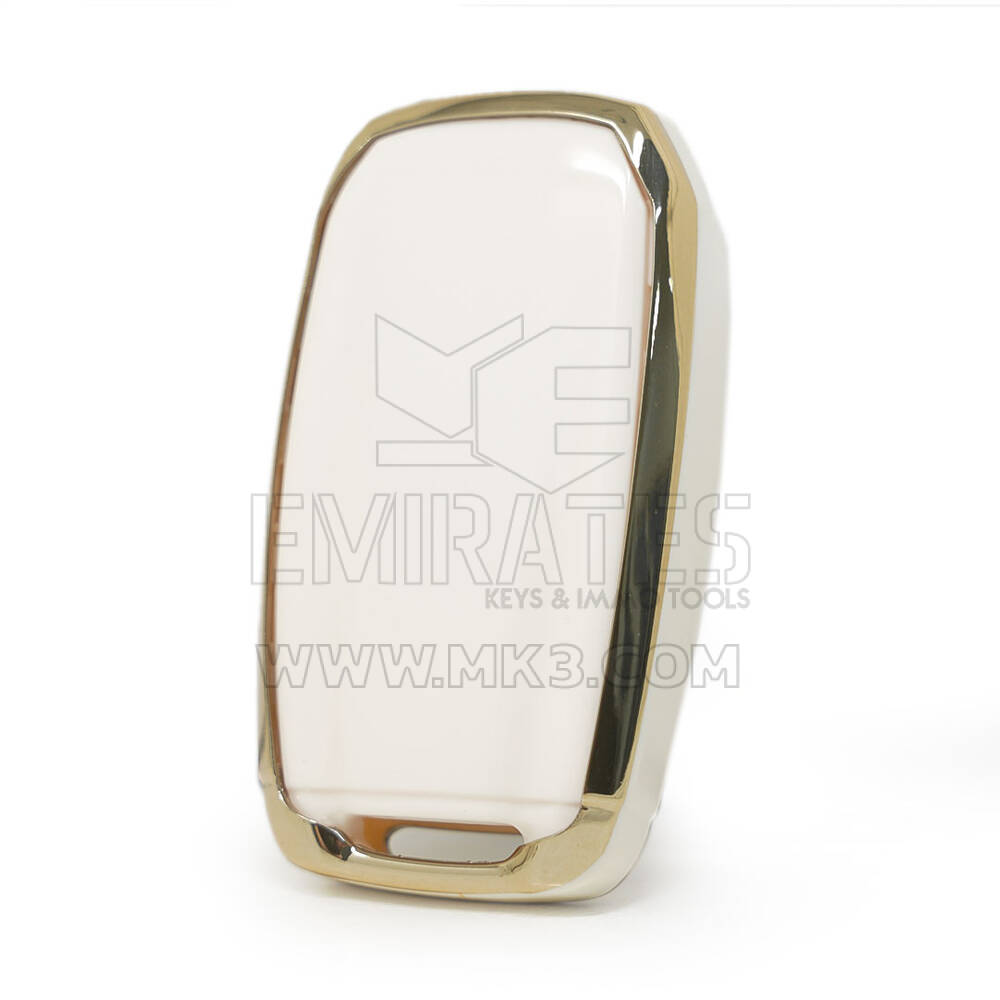 Nano Cover Mando Dodge Key 3+1 Botones Color Blanco | mk3