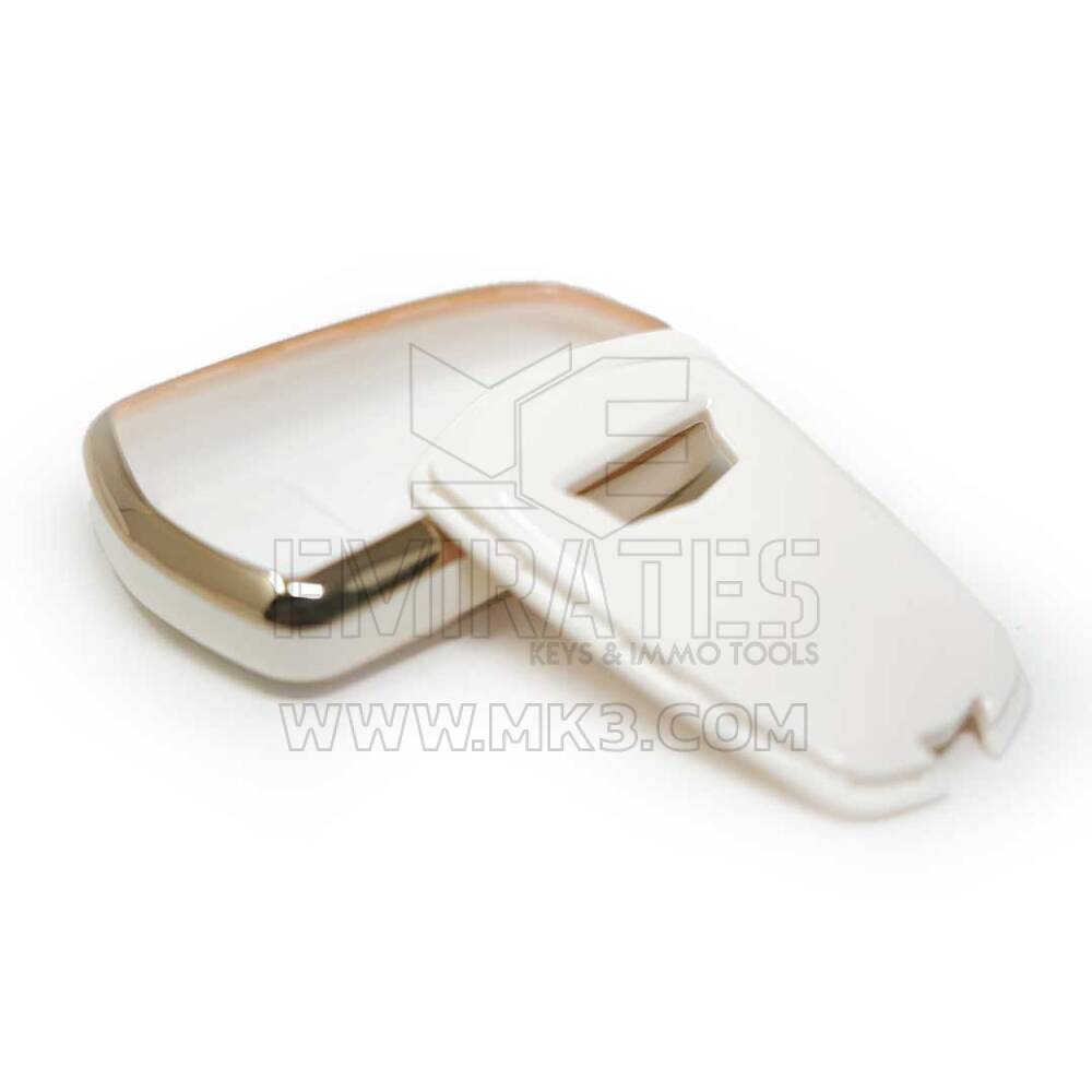 New Aftermarket Nano High Quality Cover For Cadillac Remote Key 3+1 Buttons White Color | Emirates Keys