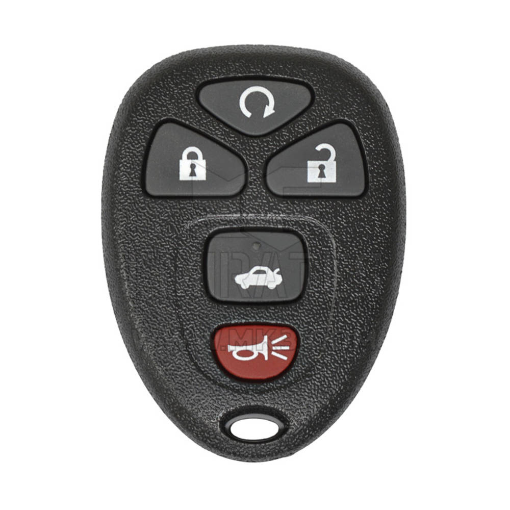 Chevrolet Impala 2008 Remote Key Shell 4+1 Button without Battery Holder