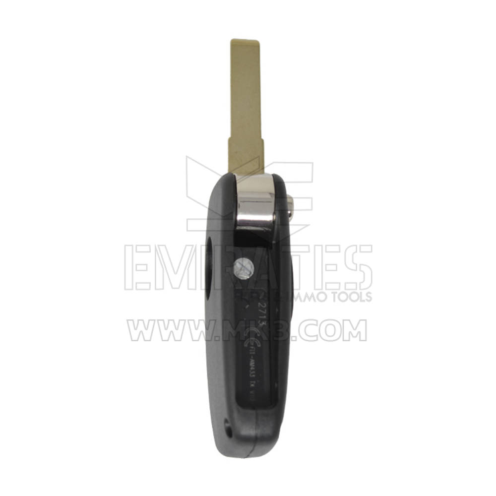 Pós-venda de alta qualidade Fiat Fiorino Flip Remote Key Shell 3 botões cor preta, Emirates Keys Remote Key Cover, substituição de shells de chaveiro a preços baixos.