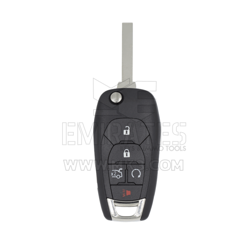 New Aftermarket Chevrolet Flip Remote Key Shell 5 Buttons