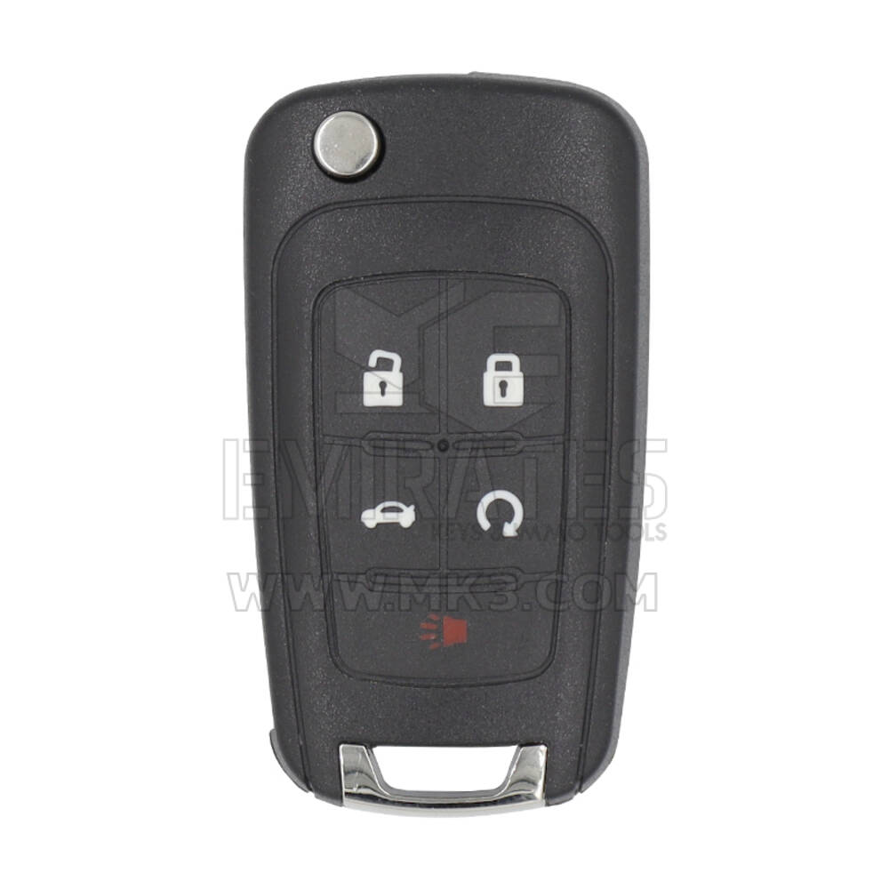 Chevrolet Flip Smart Remote Key 5 Buttons 433Mhz PCF7952E Transponder
