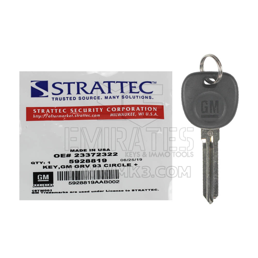 GMC Chevrolet 2007-2013 Transponder Key PCF79| MK3