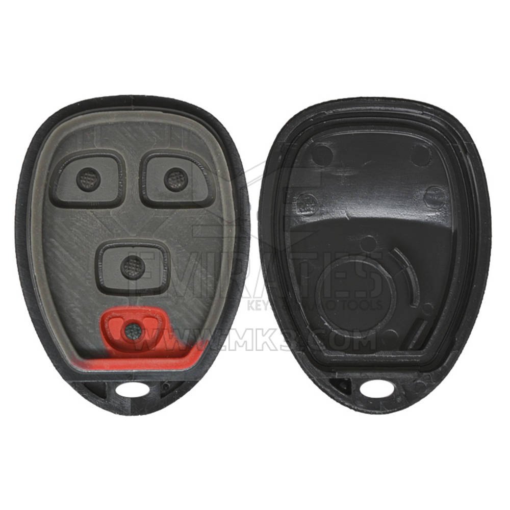 Coque de clé télécommande Chevrolet GMC 2008, 4 boutons, Type de coffre de berline avec support de batterie, nouveau marché secondaire | Clés des Émirats