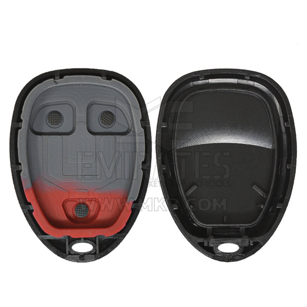 Nouveau marché secondaire Chevrolet GMC 2008 coque de clé à distance 2 + 1 bouton sans support de batterie, remplacement des coques de porte-clés à bas prix | Clés des Émirats