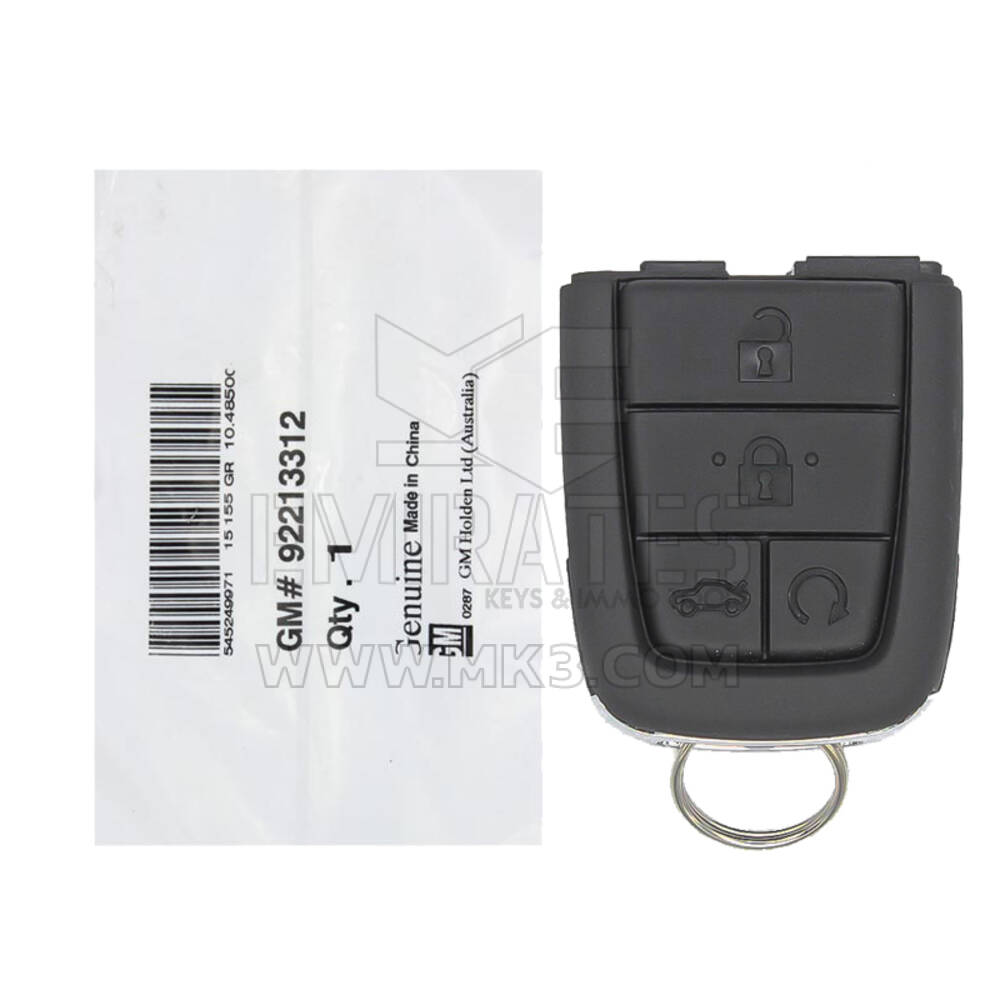 Yepyeni Chevrolet Caprice Lumina 2007-2012 Orijinal/OEM Uzaktan Kumanda Anahtarı 5 Düğme 433MHz 92213312 | Emirates Anahtarları