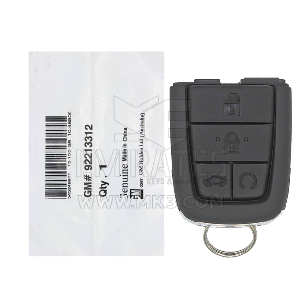 Novíssimo Chevrolet Caprice Lumina 2007-2012 Genuíno / OEM Chave Remota 5 Botões 433 MHz 92213312 | Emirates Keys