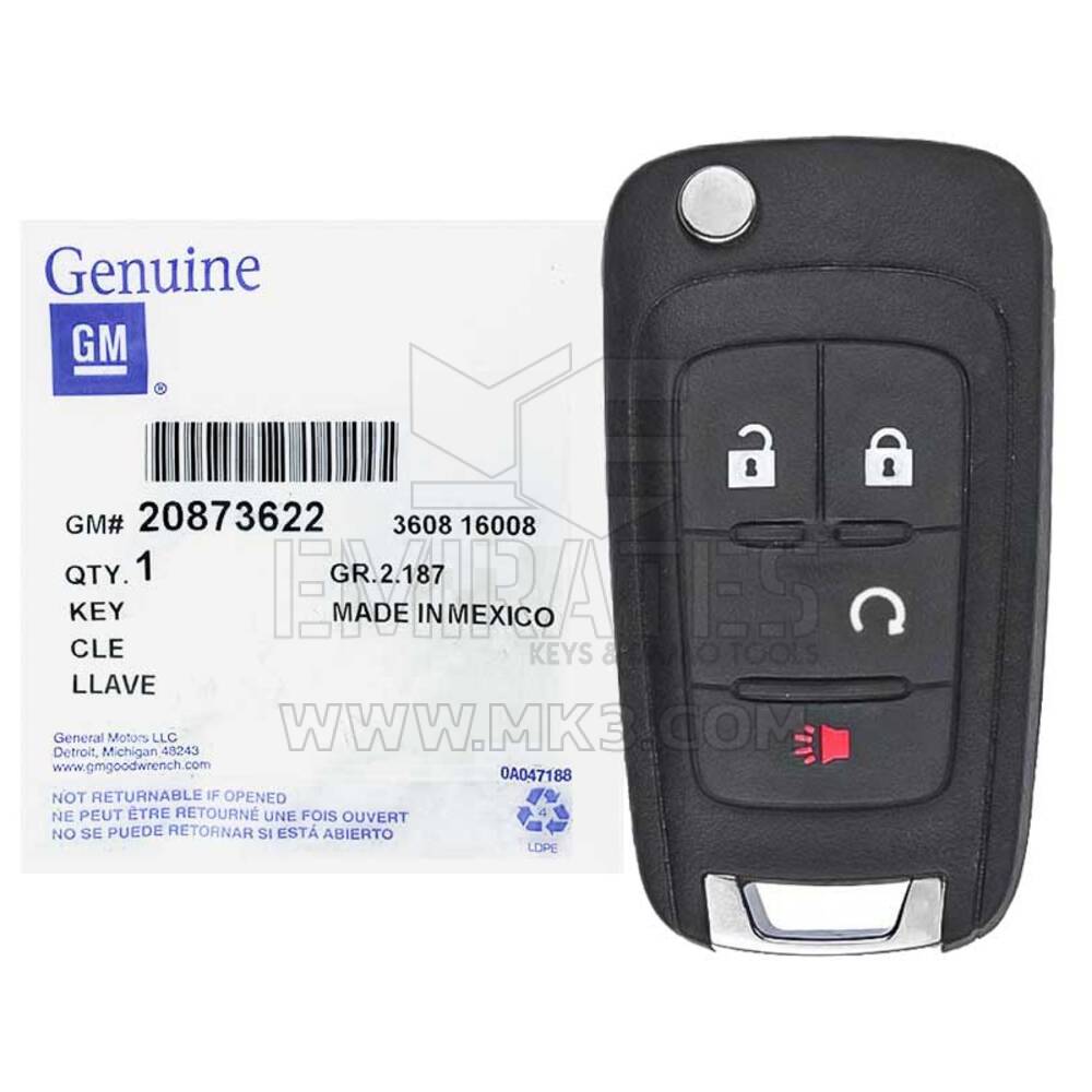 New STRATTEC GMC Terrain Strattec Flip Remote Key 4 Button 2010-2014 315MHz Manufacturer Part Number: 20873622 Blade  | Emirates Keys